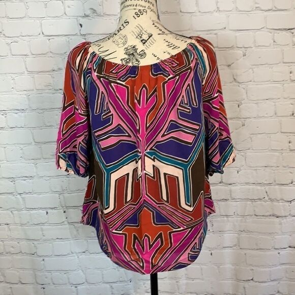 Tart / Colorful blouse / size extra small - Picture 4 of 7